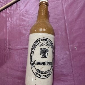Gurd's Ginger Beer Ceramic Bottle